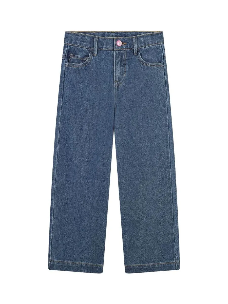 Jean Loose Bleu Fille Billieblush Bleach 3