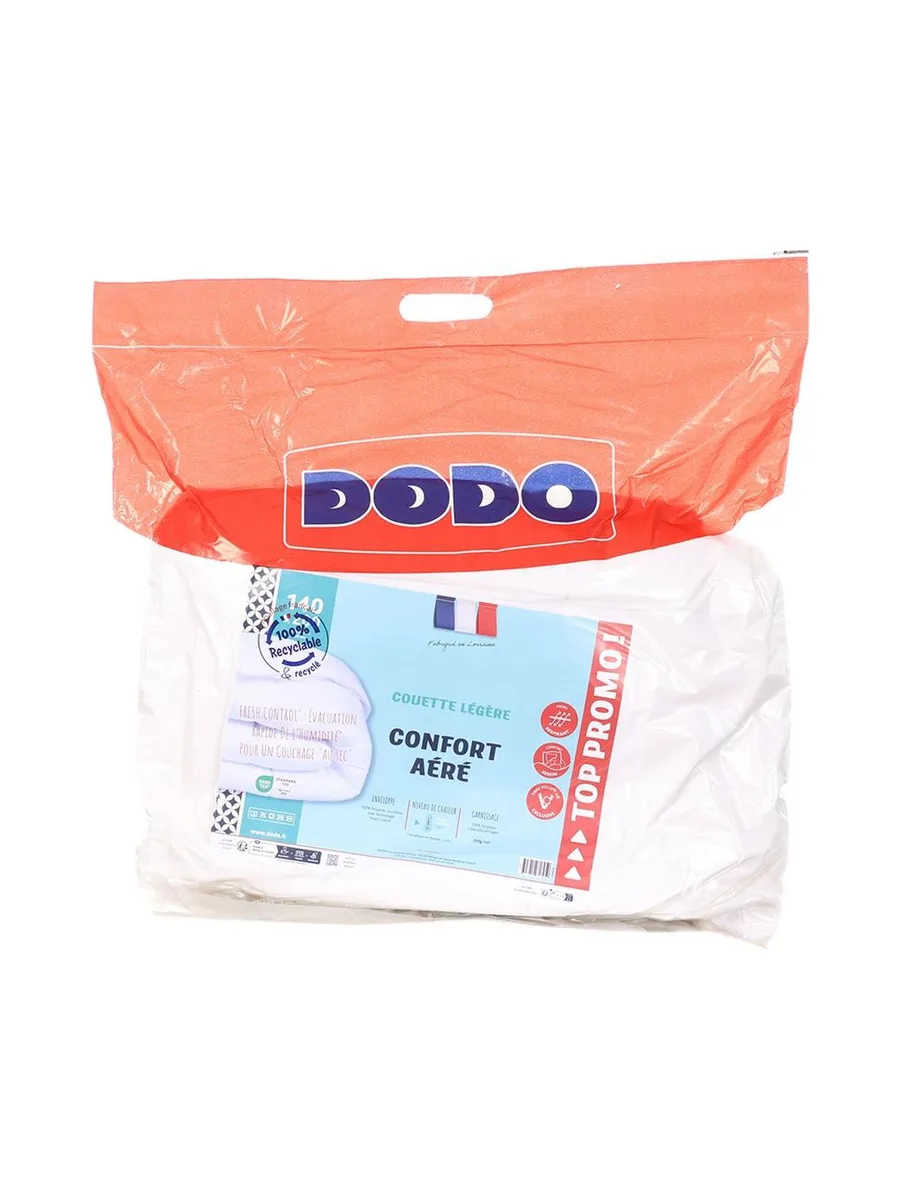 Couettes Blanc Dodo Confort Aéré 140x200 2