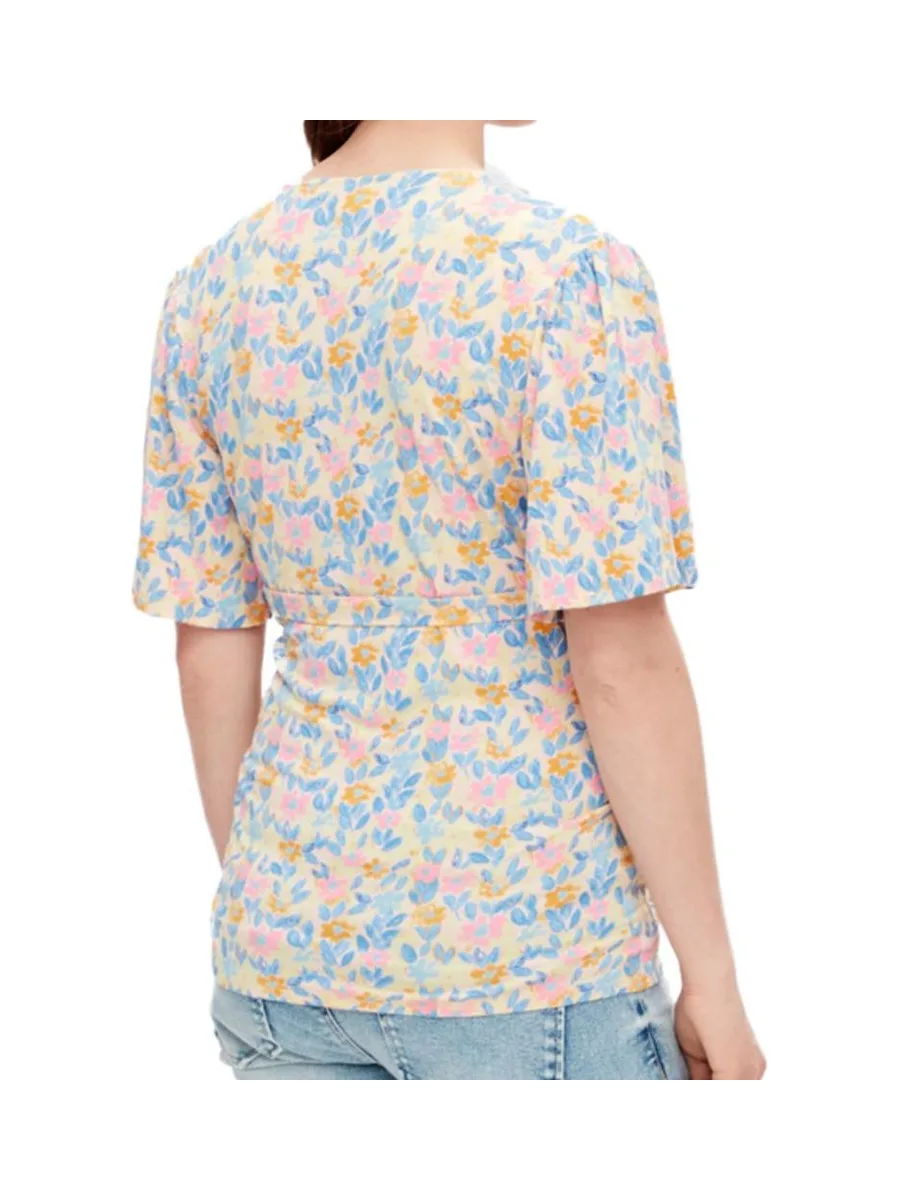 Blouse de Grossesse Jaune/Bleu Femme Mamalicious Brasil 3