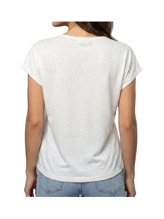 T-Shirt Blanc Femme Morgan Fantaisiess 2
