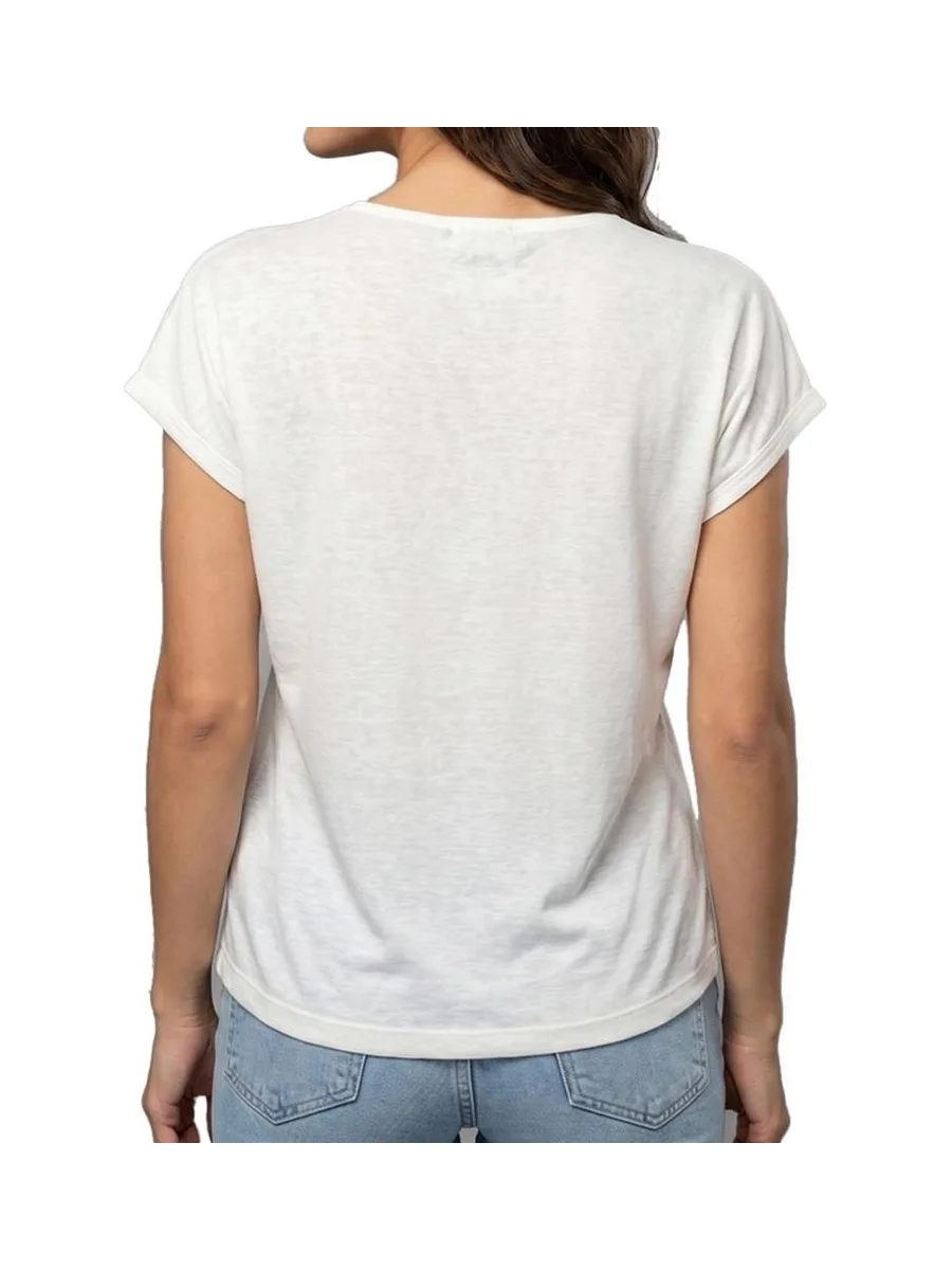 T-Shirt Blanc Femme Morgan Fantaisiess 3