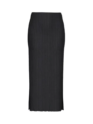 Jupe Noire Femme Pieces Ciris 1