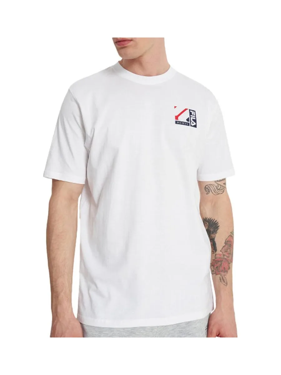 T-shirt Blanc Homme Fila Graphic 2