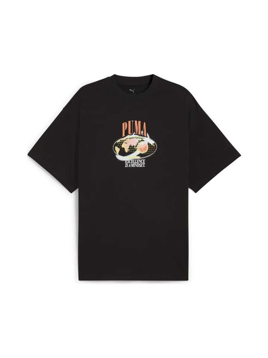 T-Shirt Noir Homme Puma Hoop 2