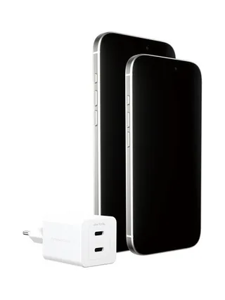 PGE Turbo 45W Charger 2 x USB-C EU White 4