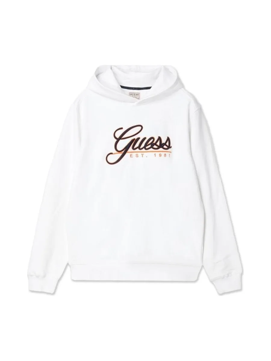 Sweat à capuche Blanc Homme Guess Beau 2