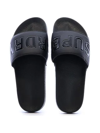 Claquettes Noir Homme Superdry Pool Slide 3