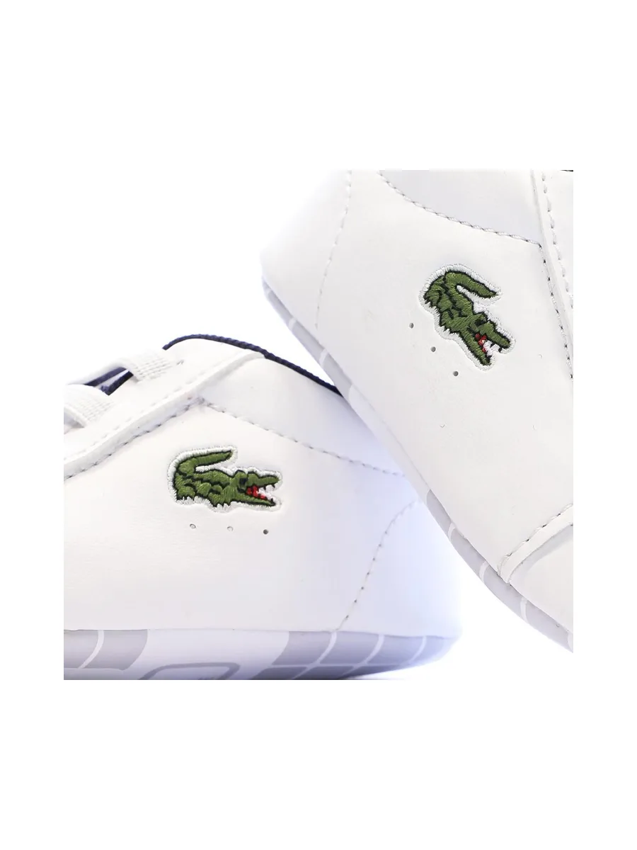 Baskets Blanches/Marine Bébé Lacoste Carnaby Set 225 8