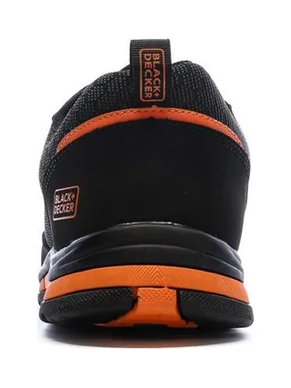 Chaussures de Sécurité Noir/Orange Homme Black + Decker 121459 3