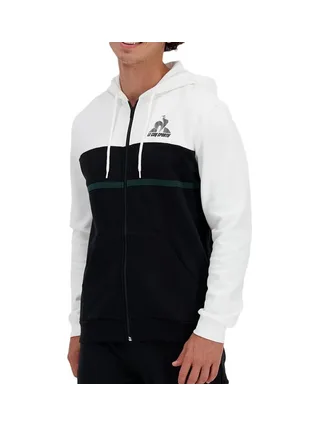 Sweat Noir/Blanc Homme Le Coq Sportif Contemporain Hoody N°1 1
