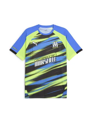 OM Maillot Faster Bleu/Jaune/Noir Homme Puma 24/25 1