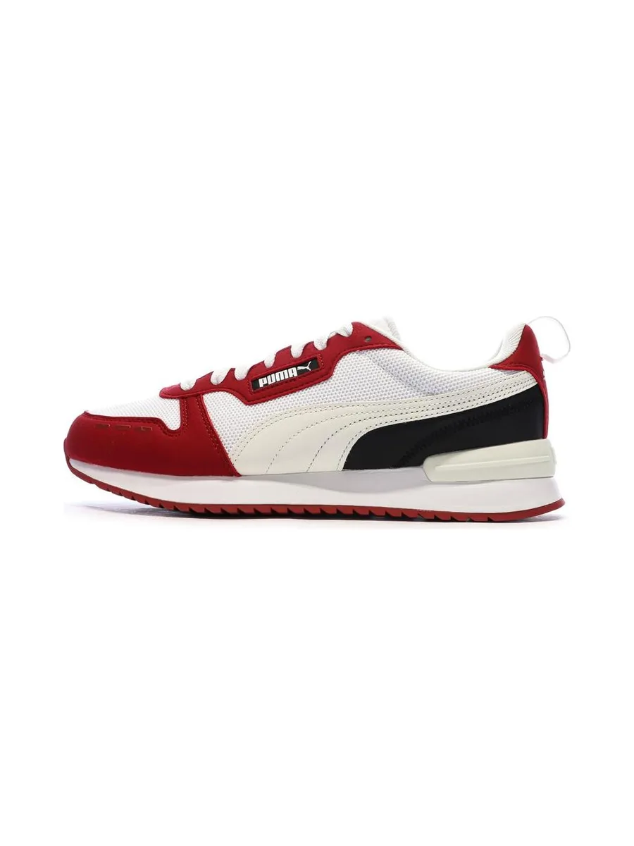 Baskets Blanches/Rouges Homme Puma R78 2