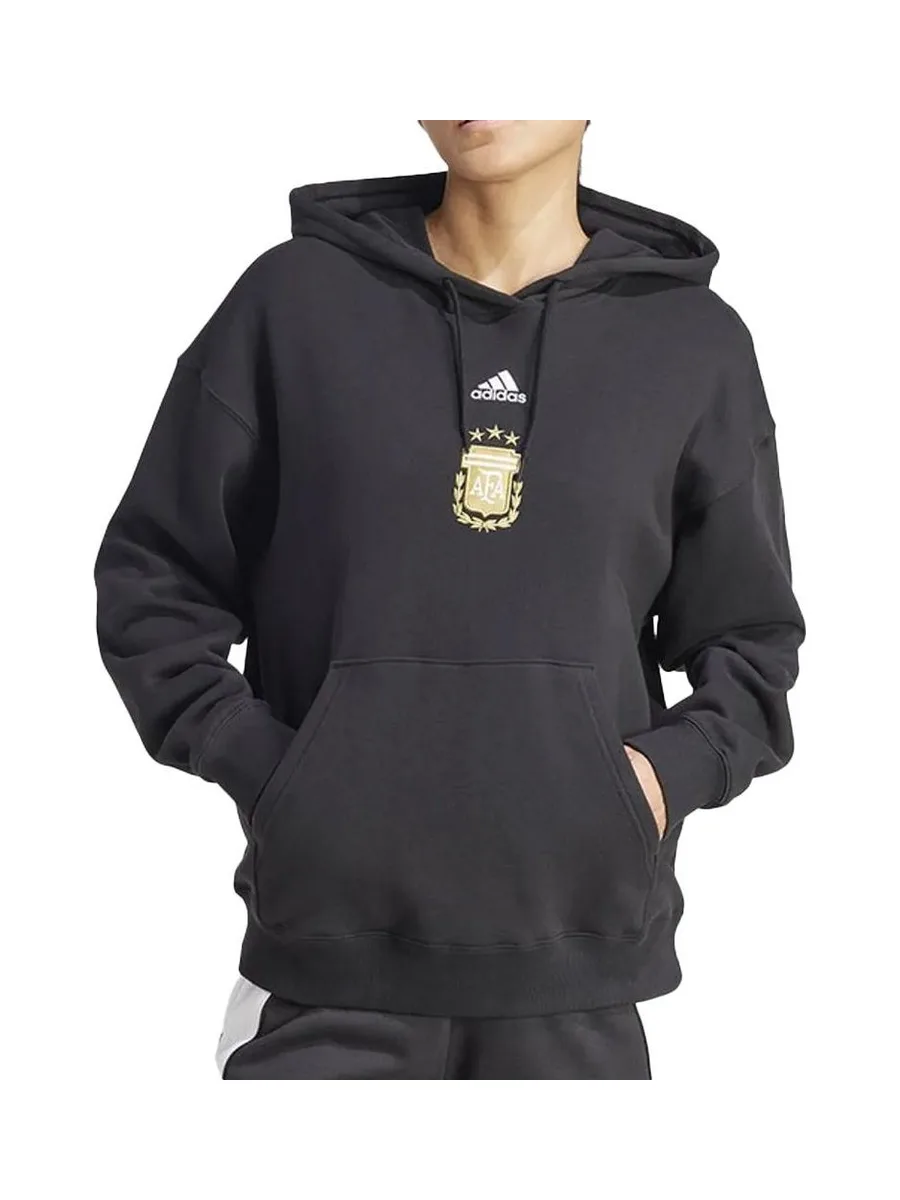 Argentine Sweat à Capuche Noir Femme Adidas Afa 2