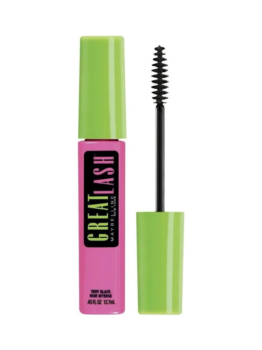 Mascara Noir Gemey Maybelline Great Lash Blackest Black 3