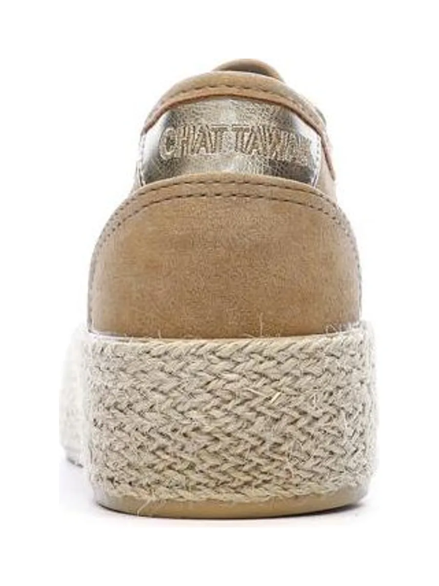 Baskets Taupe Femme Chattawak Summer 4