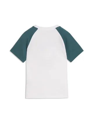 T-Shirt Blanc/Bleu Garçon Puma Super Graphic 2