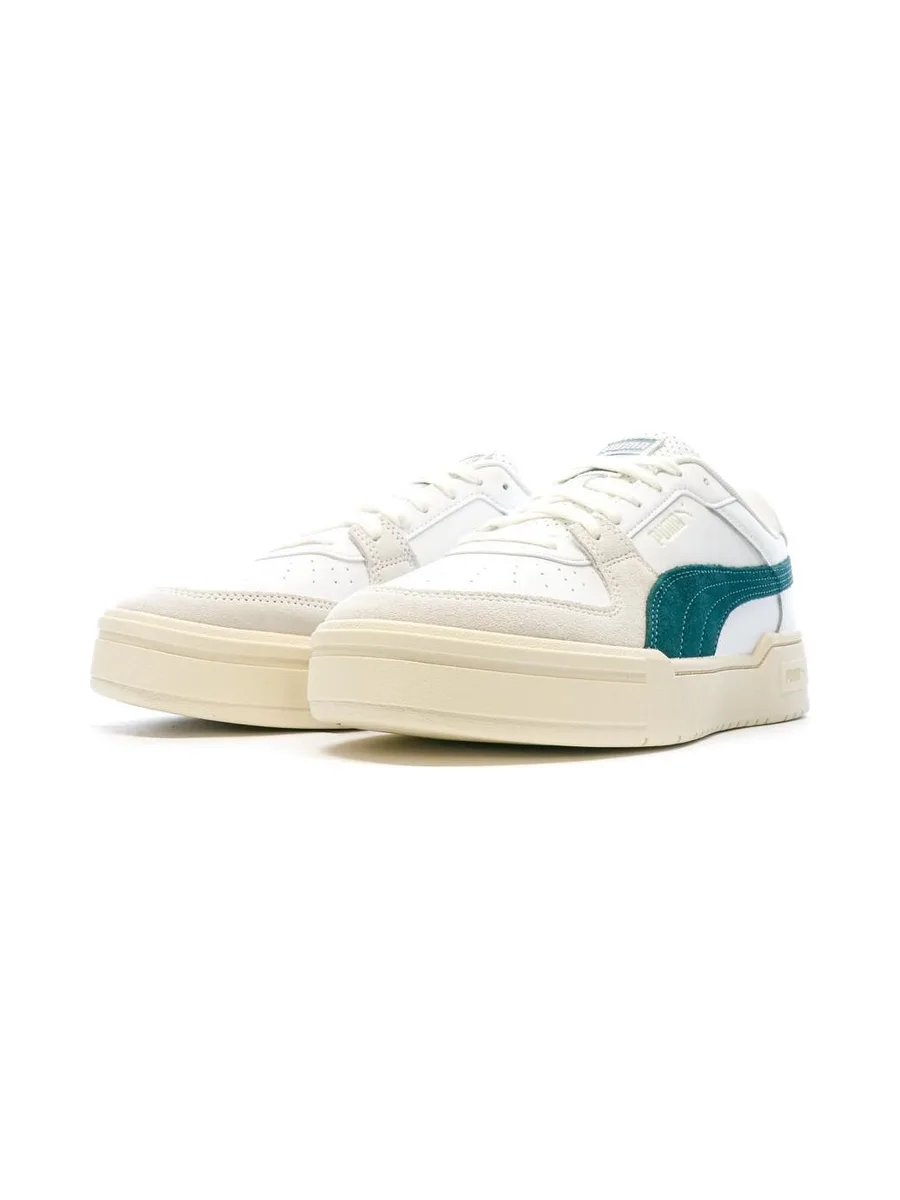 Baskets Blanches/Vertes Homme Puma League 7