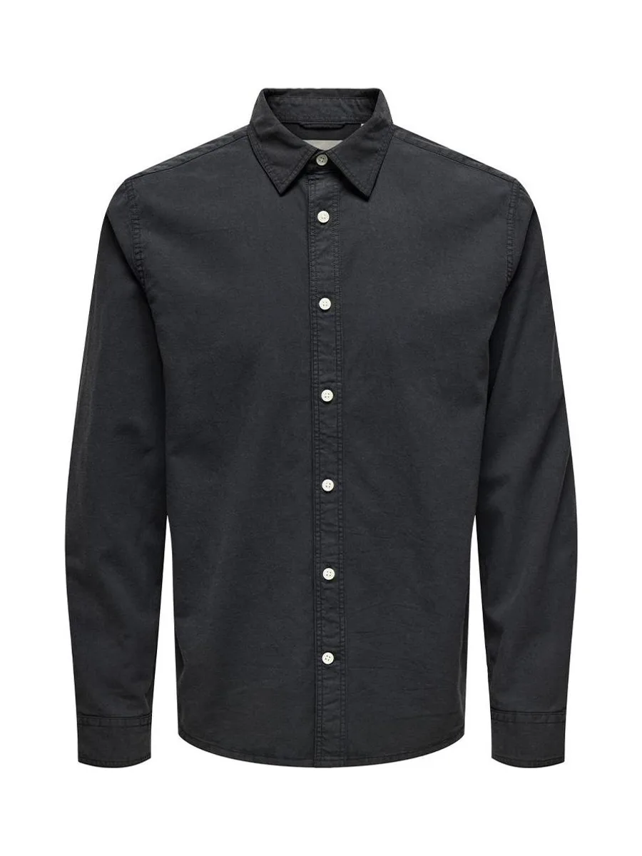 Chemise Noir Homme Only & Sons Sotto 3
