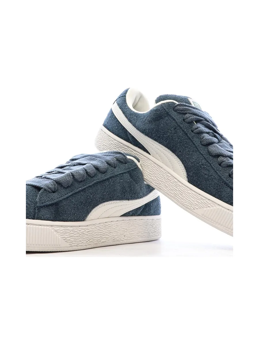 Baskets Bleu/Blanche Homme Puma Suede Xl Hairy 8
