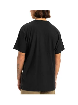 T-Shirt Noir Homme Quiksilver Slub roundneck 2