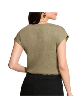 T-Shirt Kaki Femme Morgan Fantaisie 2