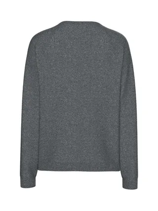 Pull Gris Femme Pieces Bree Knit 2