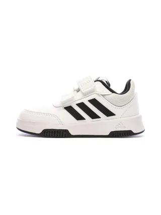 Baskets Blanches/Noir Garçon Adidas Tensaur 1