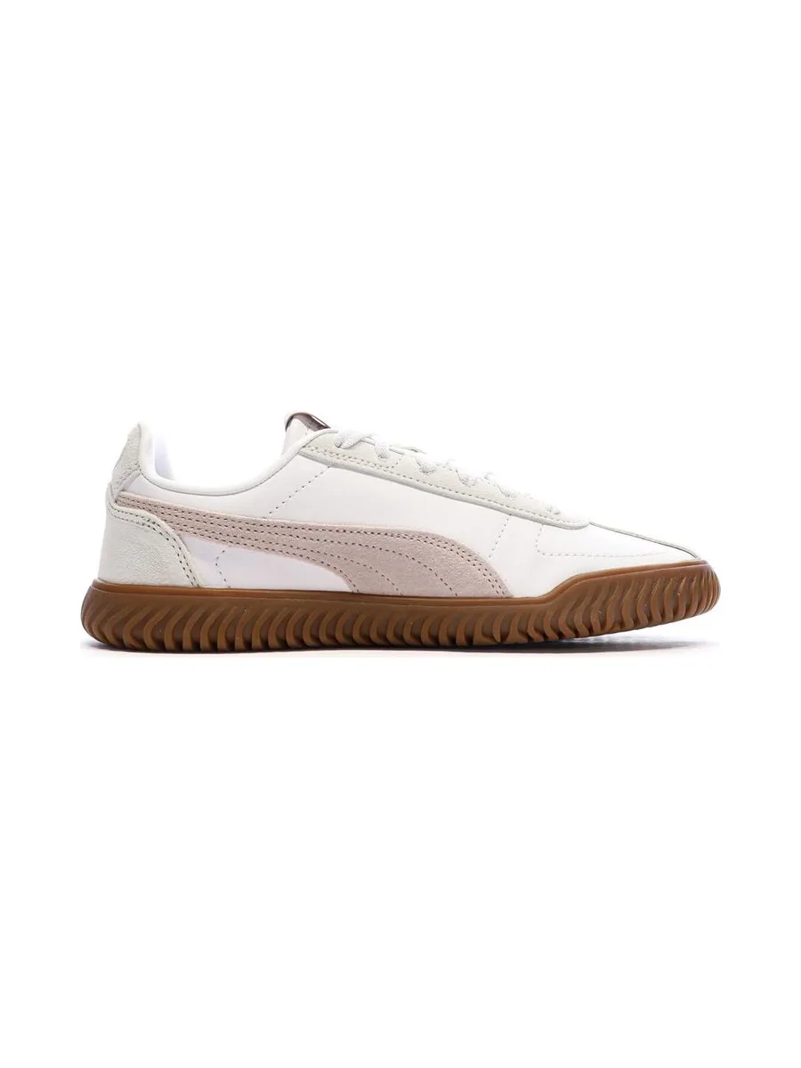 Baskets Blanches/Roses Femme Puma Club Kayzer 3