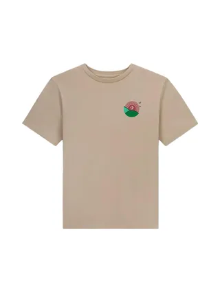 T-Shirt Beige Homme Converse Outdoor Leaf 1
