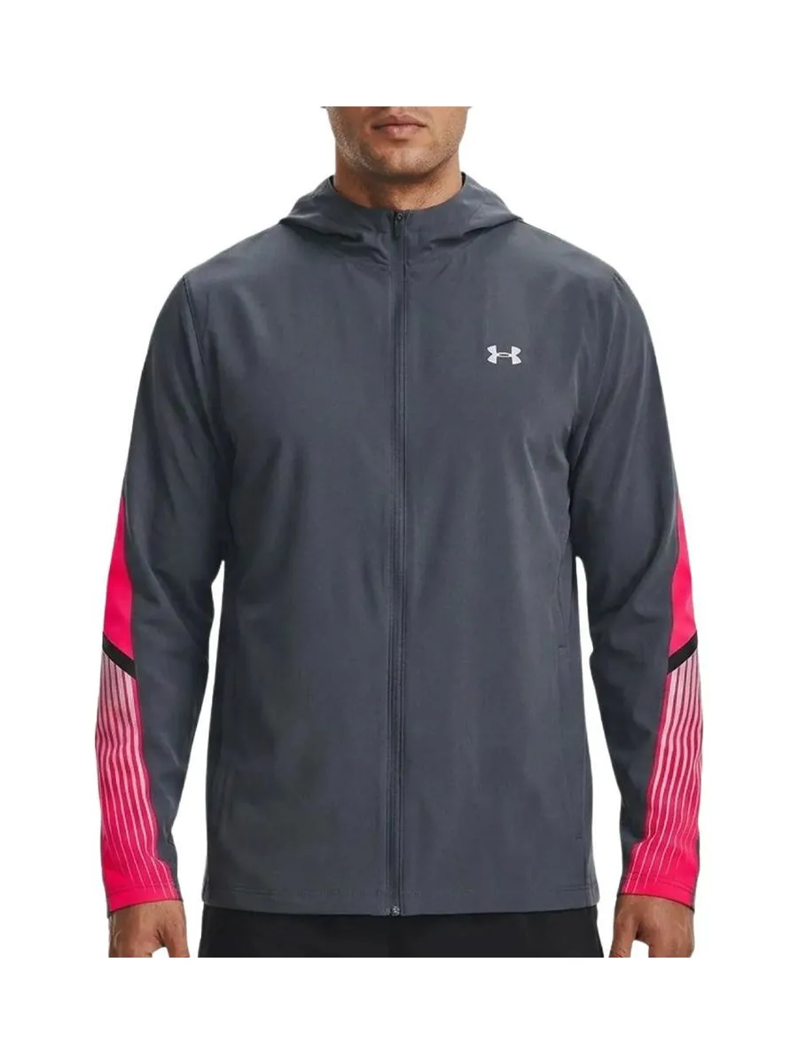 Veste de survêtement Grise/Rose Homme Under Armour Velociti 2