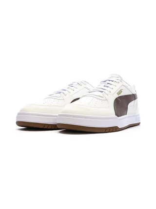 Baskets Blanc/Marron Foncé Homme Puma Caven Iii 6