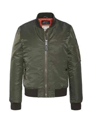 Bomber Kaki Femme Schott Femme JET17W 1