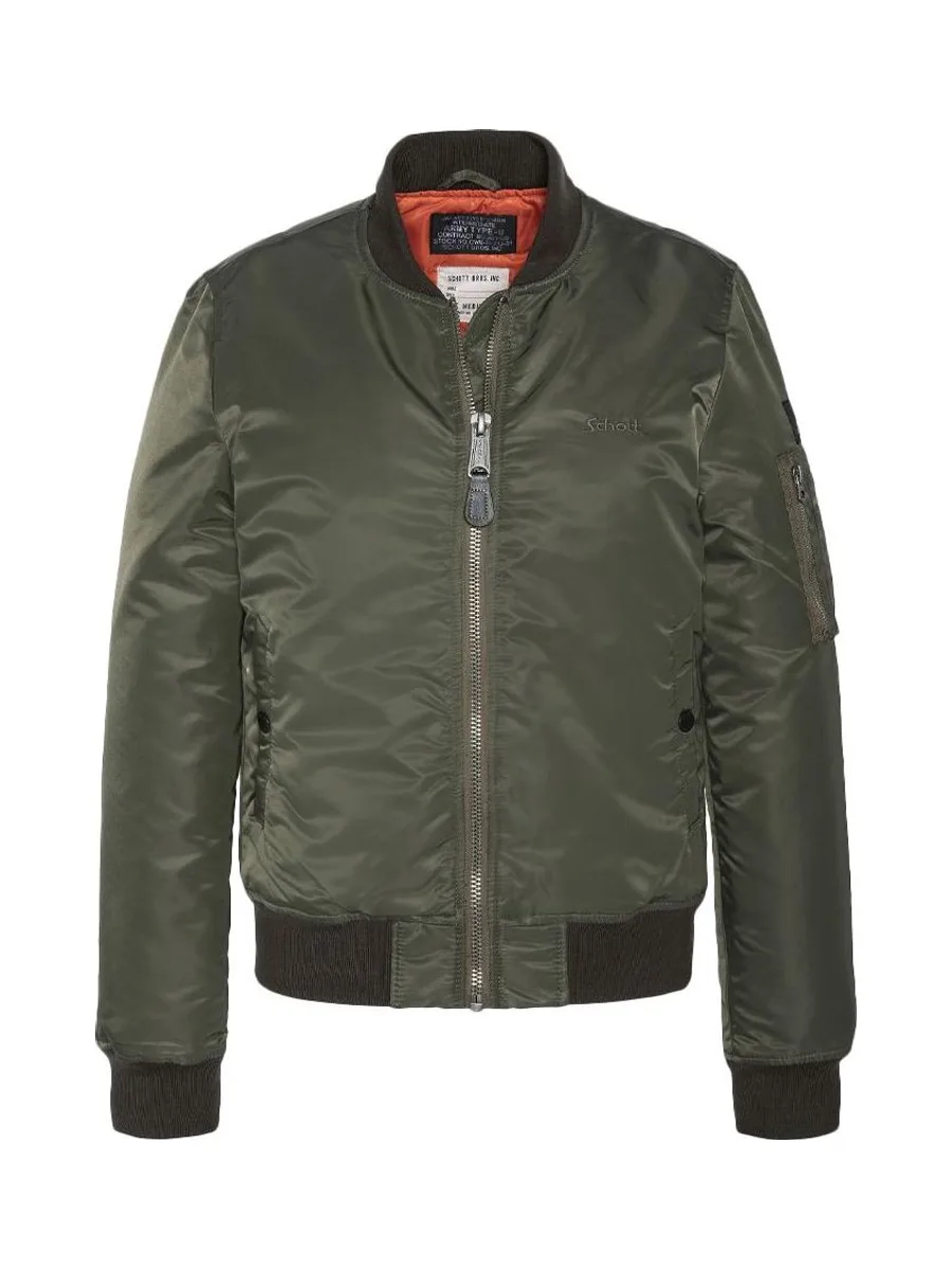Bomber Kaki Femme Schott Femme JET17W 2