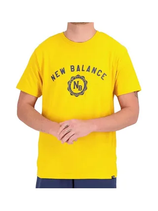 T-shirt Jaune Homme New Balance Seasonal 1