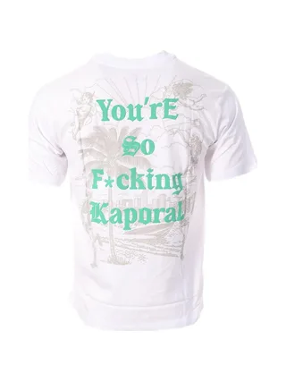 T-Shirt Blanc Homme Kaporal TORINH25M11 2