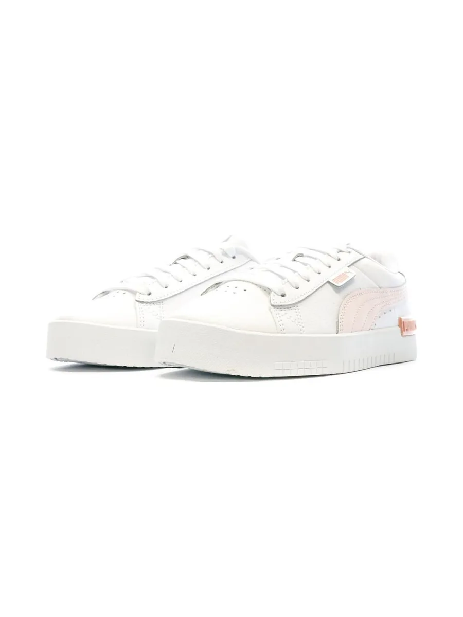 Baskets Blanches/Rose Femme Puma Jada 7