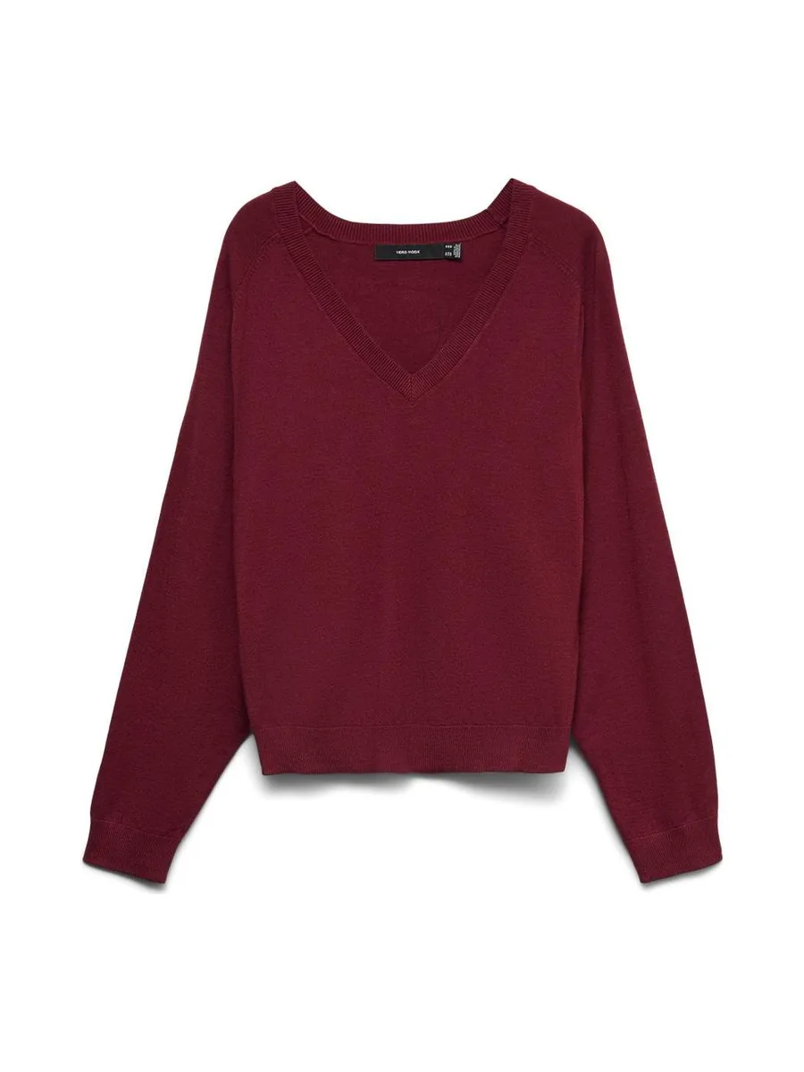 Pull Bordeaux Femme Vero Moda Holly Karis 2
