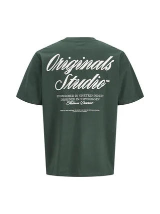 T-Shirt Vert Homme Jack & Jones Norrebro 2
