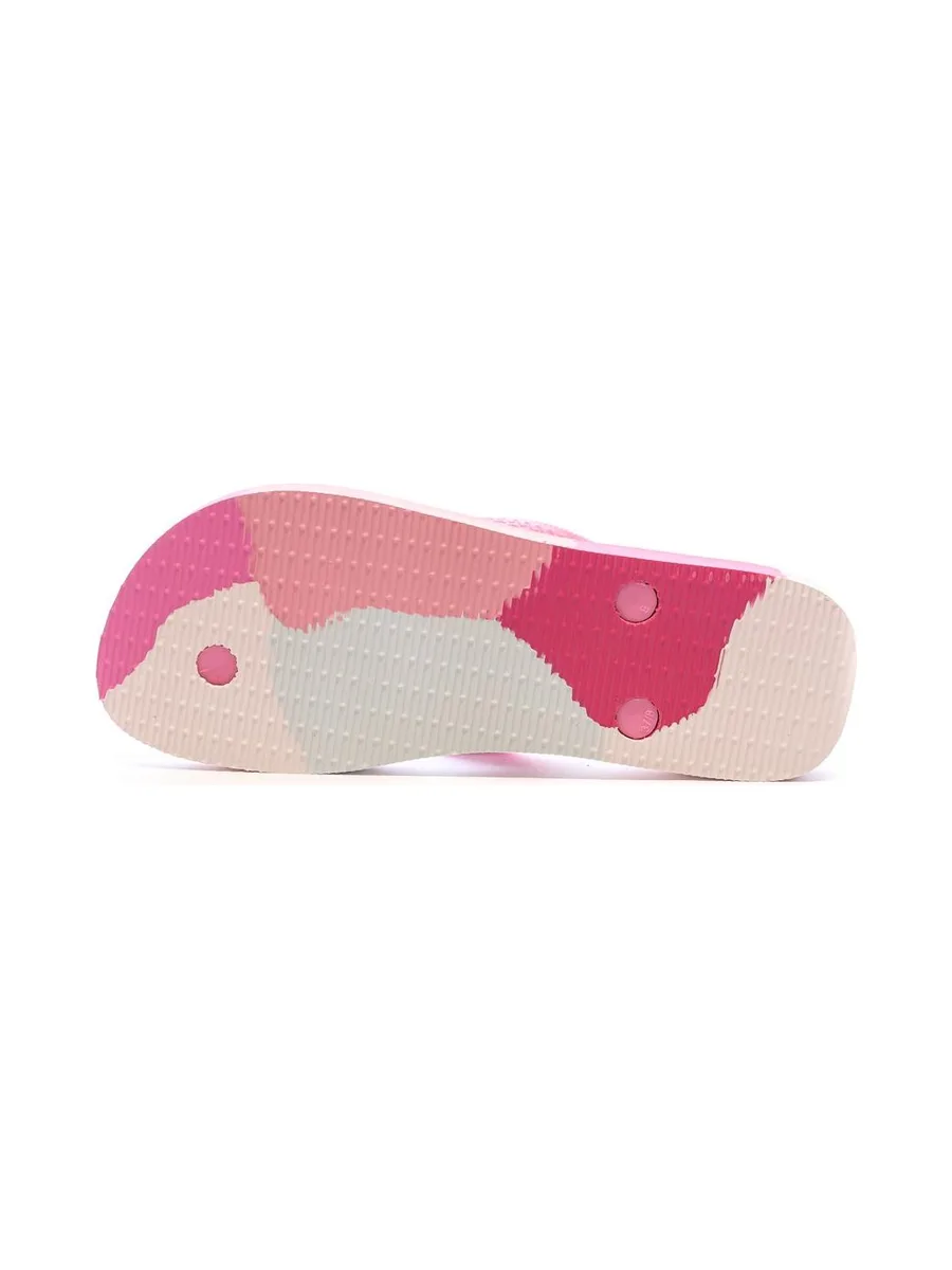 Tongs Rose/Fushia Femme Havaianas Logomania 3