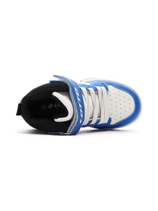 Baskets Bleu/Noir Garçon bébé Lotto Ravenne 4