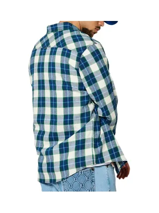 Chemise Bleu à Carreaux Homme Kaporal KIRK 2