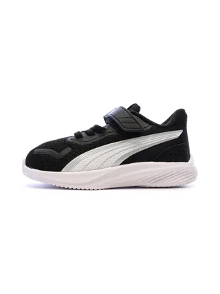 Baskets Noires/Blanches Garçon Puma Pounce 1
