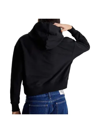 Sweat Noir Femme Calvin Klein Jeans Meta 2