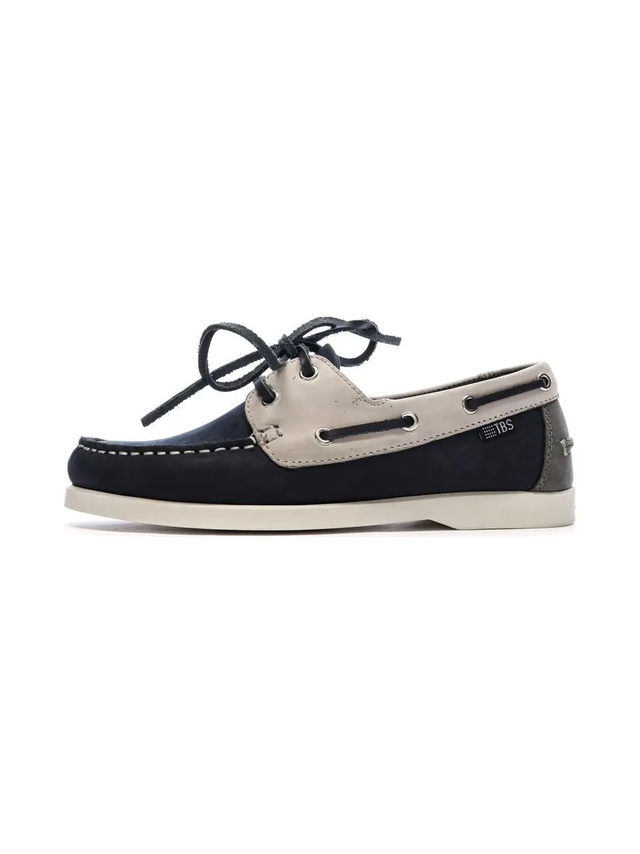 Chaussures bateau Marine Femme TBS Bateau Cow Nubuck London 2