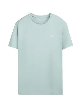 T-shirt Turquoise Homme Teddy Smith Total 1 1