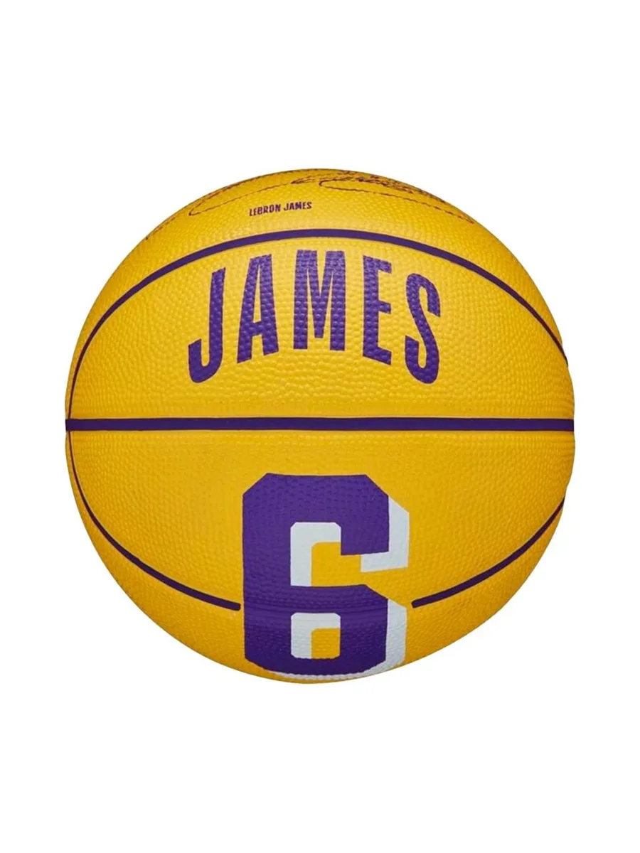 Ballon de Basketball Jaune Wilson Lebron James 2