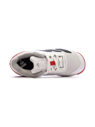Chaussures de tennis Blanches/Rouges Garçon Adidas Courtflash 4
