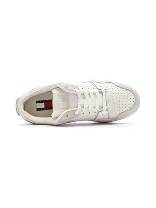 Baskets Blanches/Beiges Femme Tommy Hilfiger Retro 4