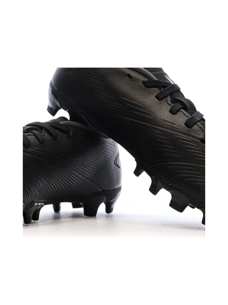 Chaussures de Foot Noires Junior Adidas Predator League MG 8