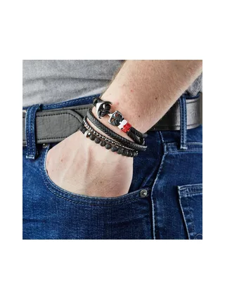 Bracelet Perles Noir Homme Geographical Norway 315051 2